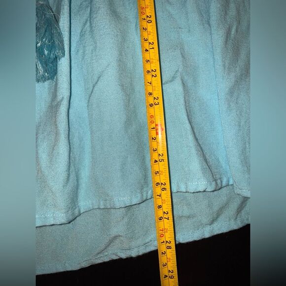 Soft Surroundings Women’s Embroidered & Beaded Blue Marissa Blouse Size L EUC - Picture 10 of 10